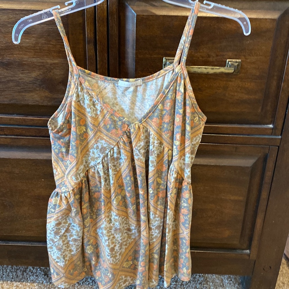 Ladies boho tank top